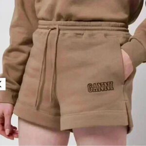 Ganni Women's Software Isoli Shorts in Light Pink Size XS